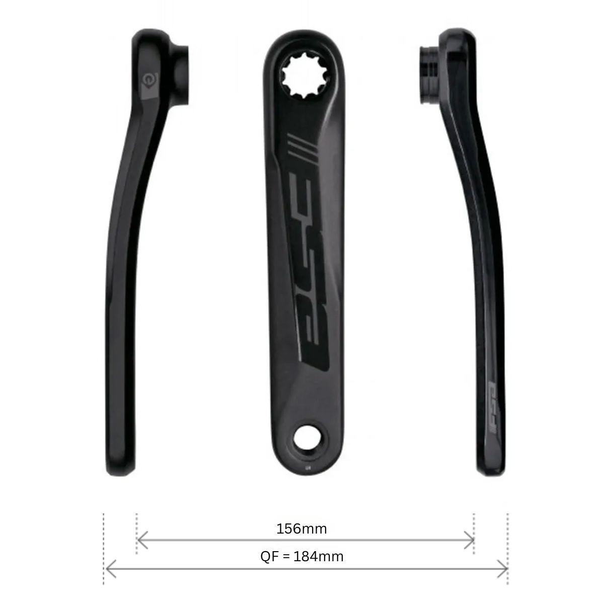 FSA - ISIS SPLINE E-BIKE CRANKS - CK-745/IS - BOSCH G2 / G4 / YAMAHA PWX