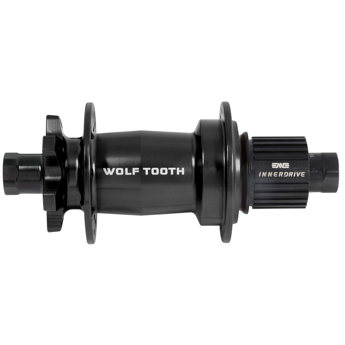 WOLF TOOTH - MOUNTAIN BIKE HUBS - 6-BOLT - J-BEND - BLACK