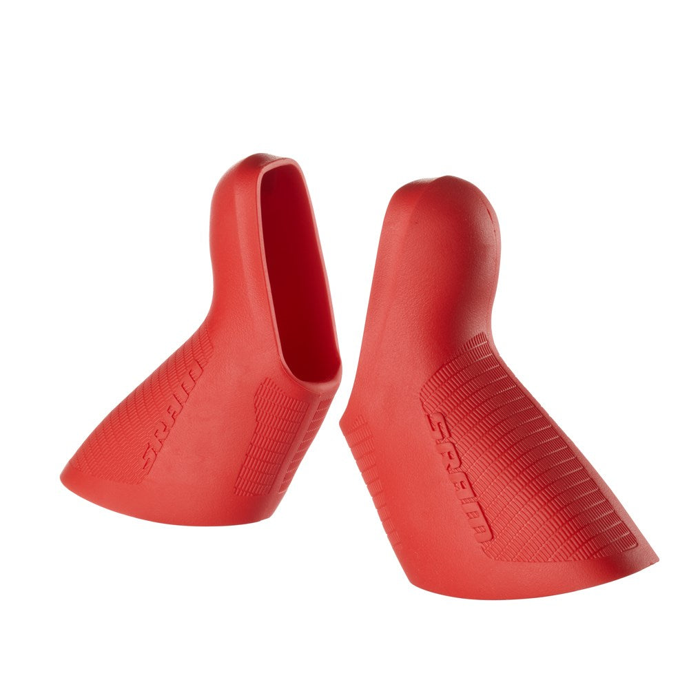 SRAM Hood Cover Pair for Red 2012, Red 22, Force 22, Rival 22 Levers, Textured, Red