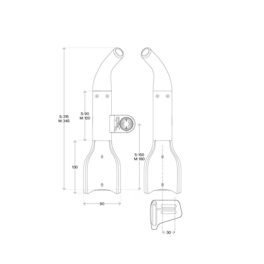 Deda Jet2 Hydro Alloy Extensions - Image 5