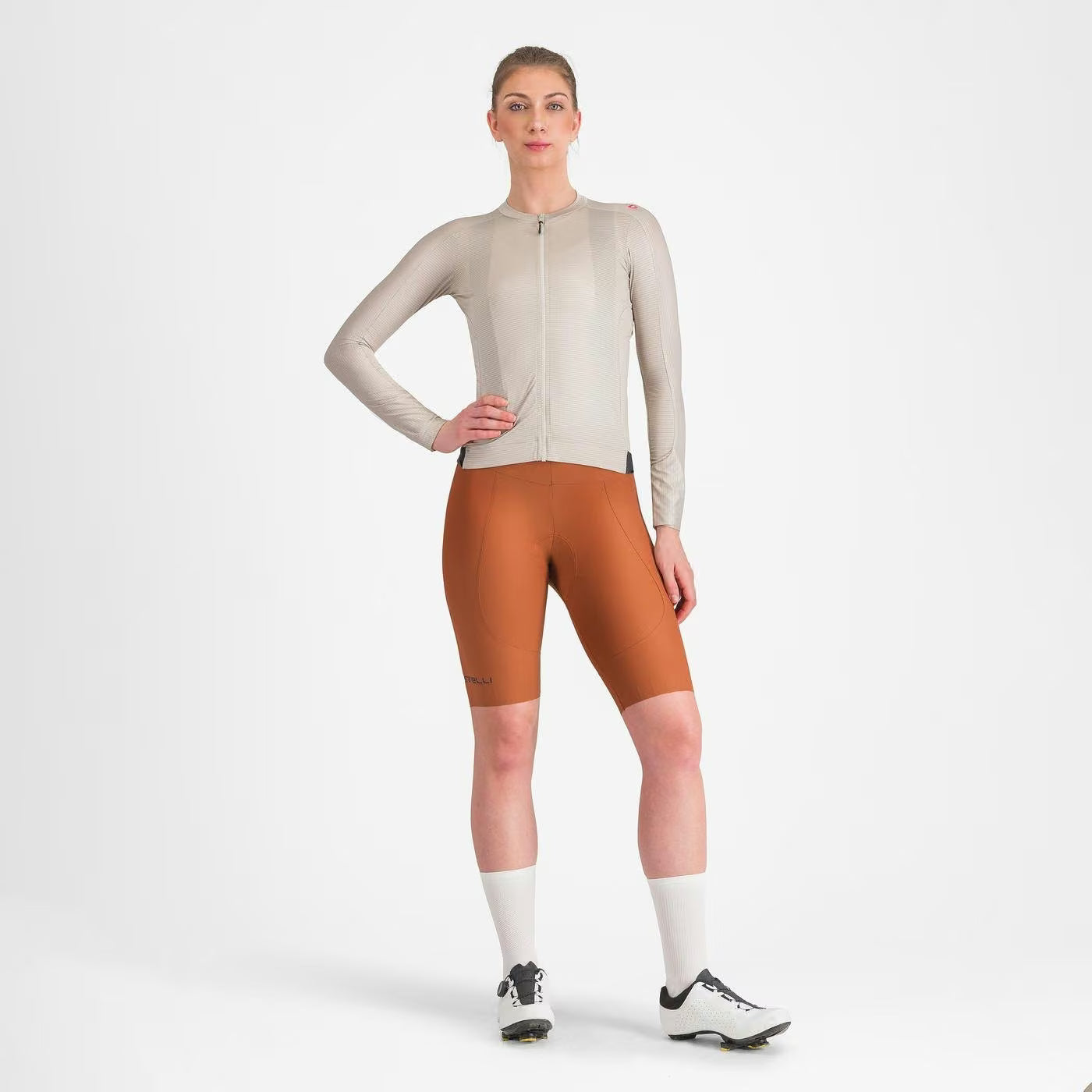 Castelli Espresso W DT Bibshort Women's Mocha - Image 8