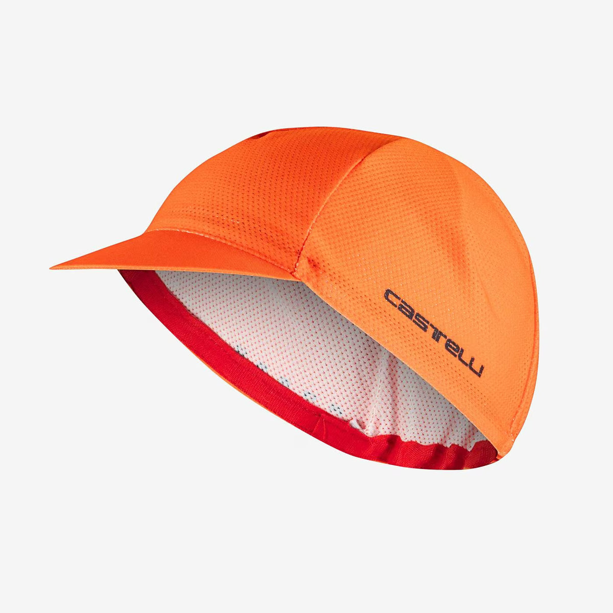 Castelli Rosso Corsa Cycling Cap Brilliant Orange - Image 1