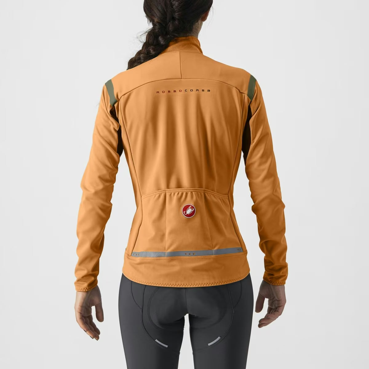 Castelli Perfetto RoS 2 Jacket Women's Melon/Military Green - Image 2