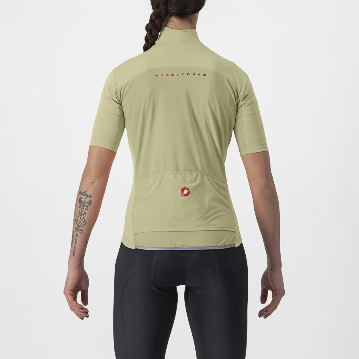 Castelli Perfetto RoS 2 Wind Jersey Women's Green Tea - Image 2