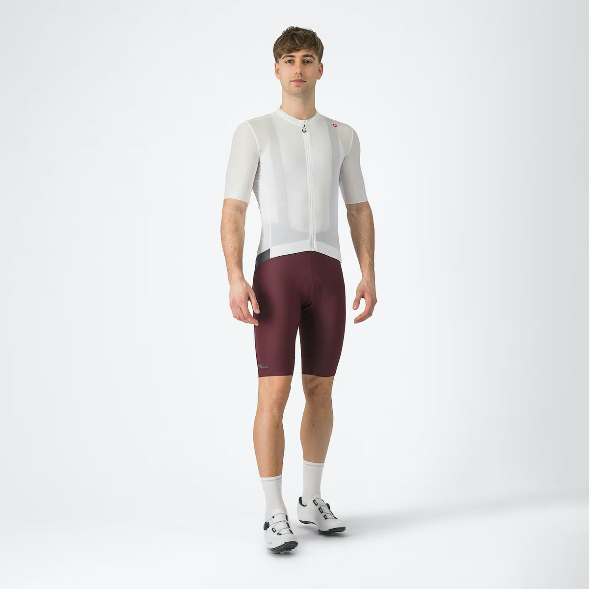 Castelli Espresso Men's Jersey Ivory/Dark Gray - Image 7