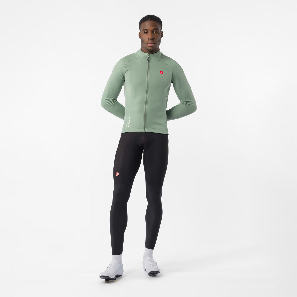 Castelli Competizione Jacket Men's Green Pepper - Image 6