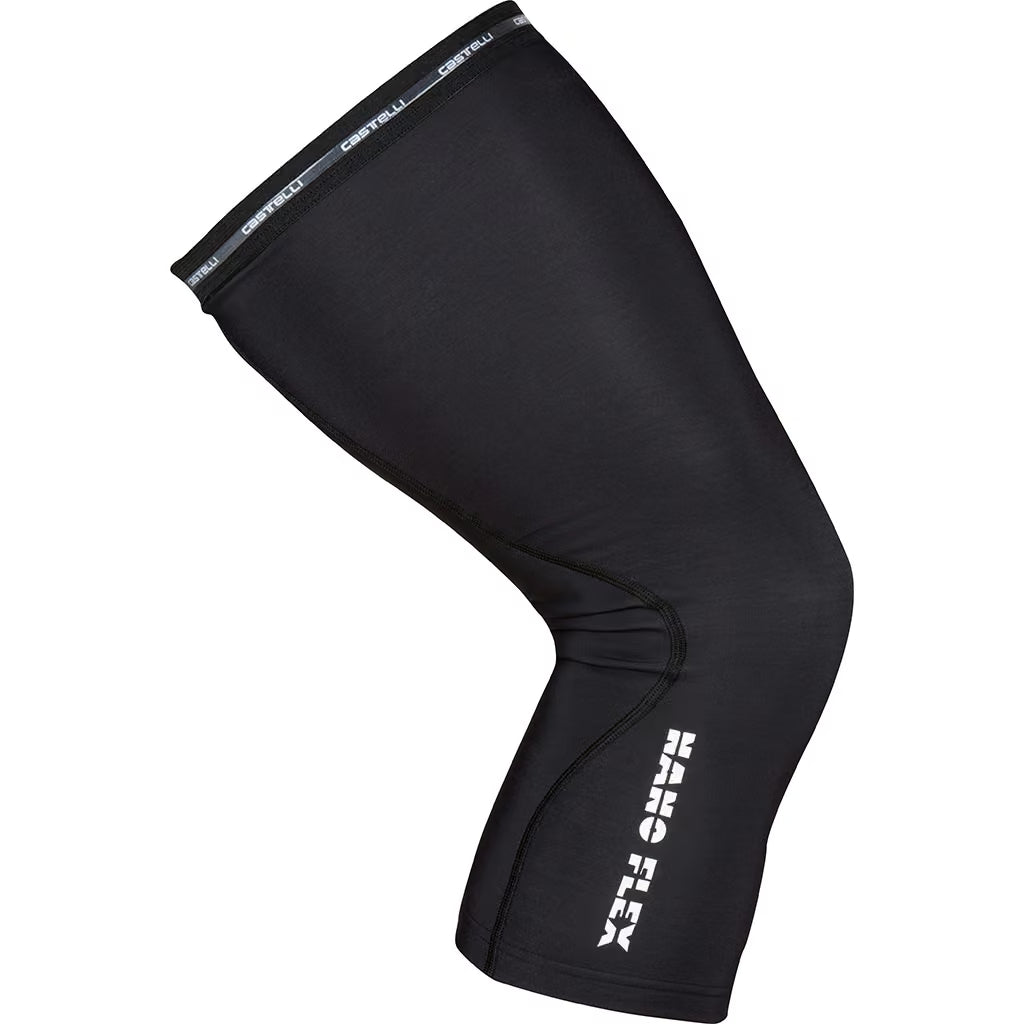 Castelli Nano Flex+ Kneewarmer Black - Image 1