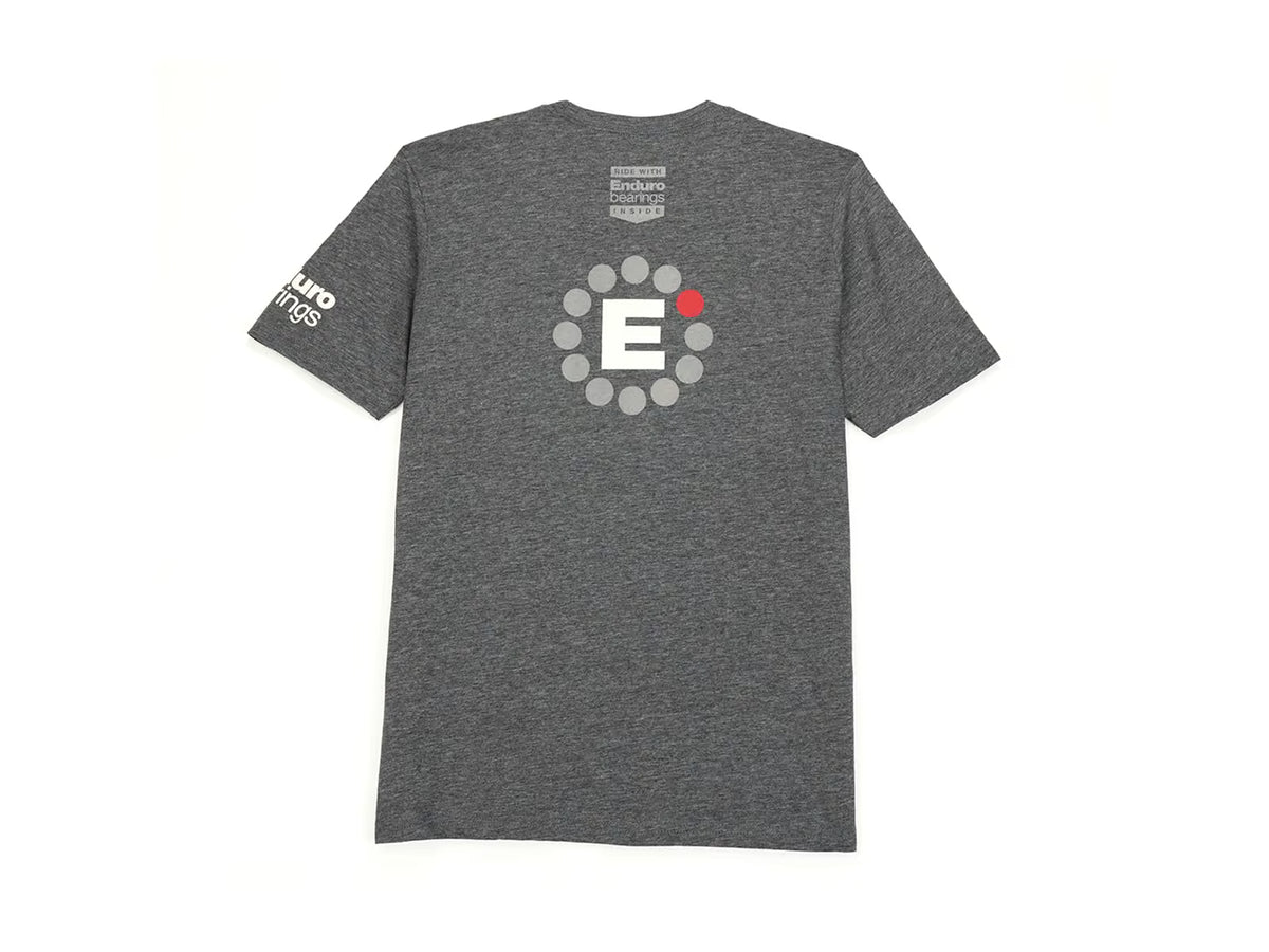 Enduro T-Shirt Mens Gray Heather - Image 2