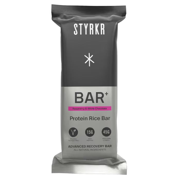 Styrkr BAR+ Recovery Raspberry & White Chocolate - Image 1
