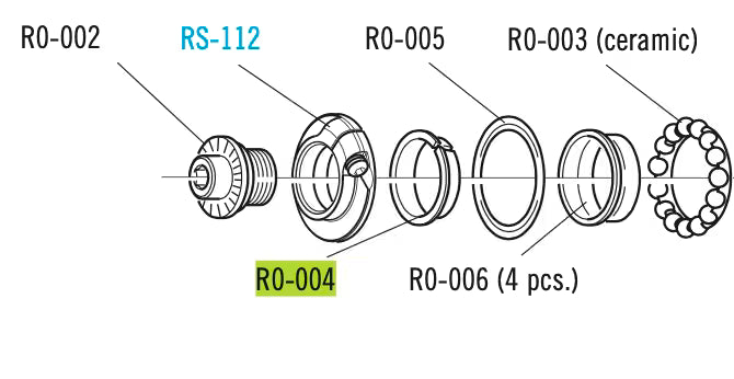 Fulcrum Part R0-004 Cone 4pcs - Image 1