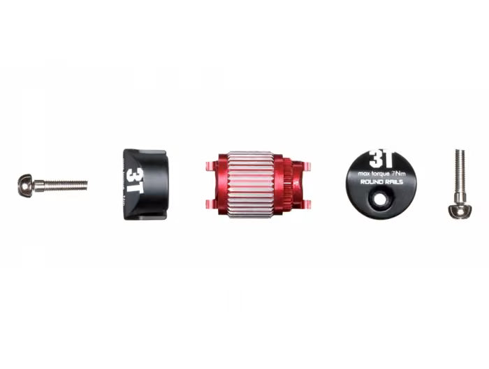3T Seatpost Difflock mechanism with round rail cap - Image 1