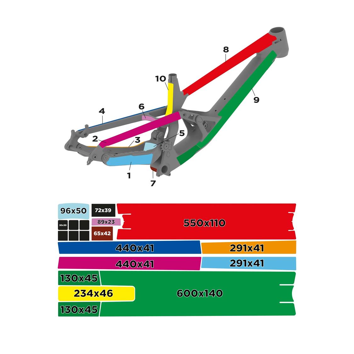 Slicy frame protection ALL-MOUNTAIN ENDURO DH 3