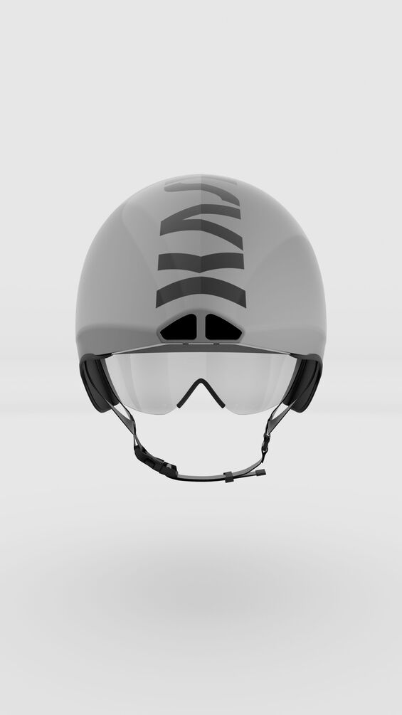 Kask Mistral White-Silver 2
