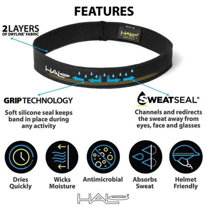 Halo Slim Headband Pullover Black tech