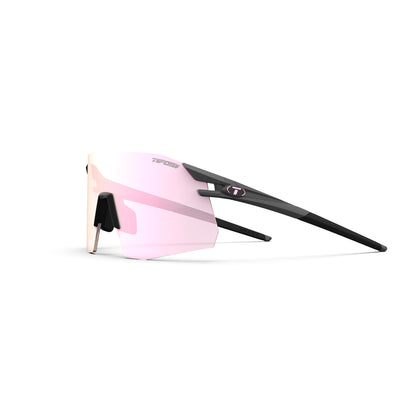 Tifosi Moab XC Sunglasses Matte Gunmetal with Clarion Pink Fototec Lens
