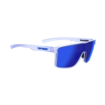Tifosi Sanctum Sunglasses Ice Blue with Cobalt Blue Mirror Lens
