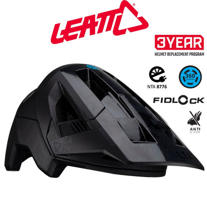 Leatt Helmet MTB AllMtn 4.0 Stealth - 55-59cm Medium