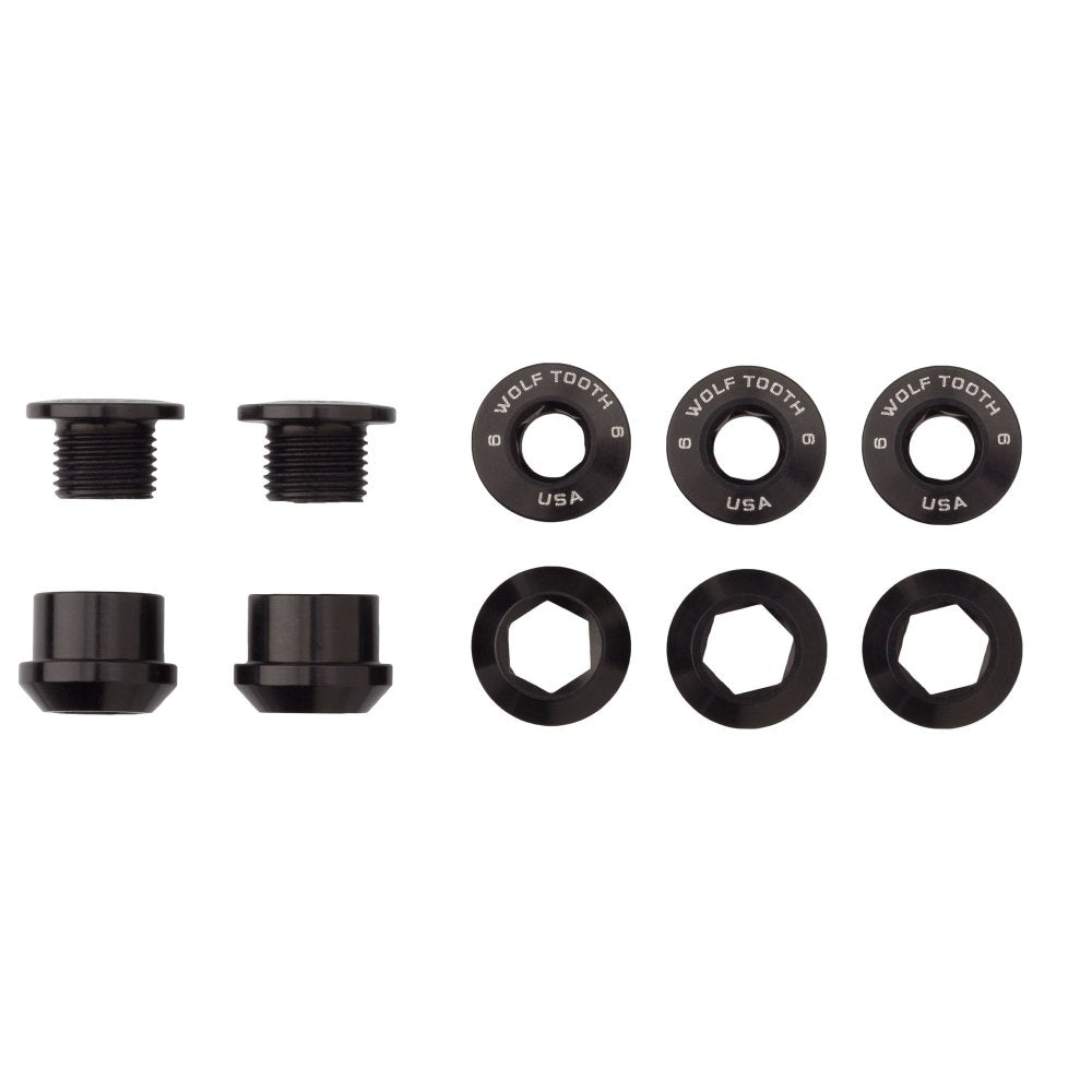 6MM CHAINRING BOLTS FOR 1X - 5PCS