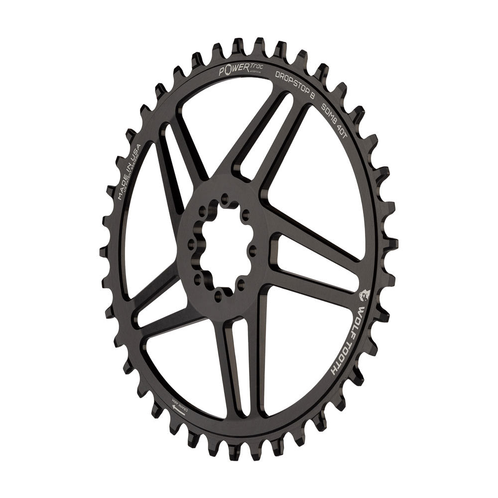 SRAM 8-BOLT DM ROAD/GRAVEL OVAL DROP-STOP CHAINRING