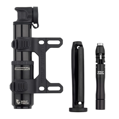 WOLF TOOTH ENCASE PUMP 40CC WITH CHAIN & TYRE PLUG MULTI-TOOL