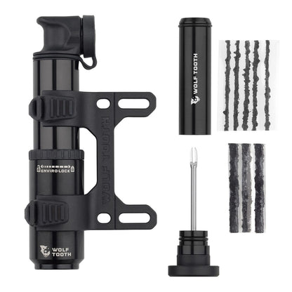 WOLF TOOTH ENCASE PUMP 40CC WITH TUBELESS TYRE PLUG TOOL