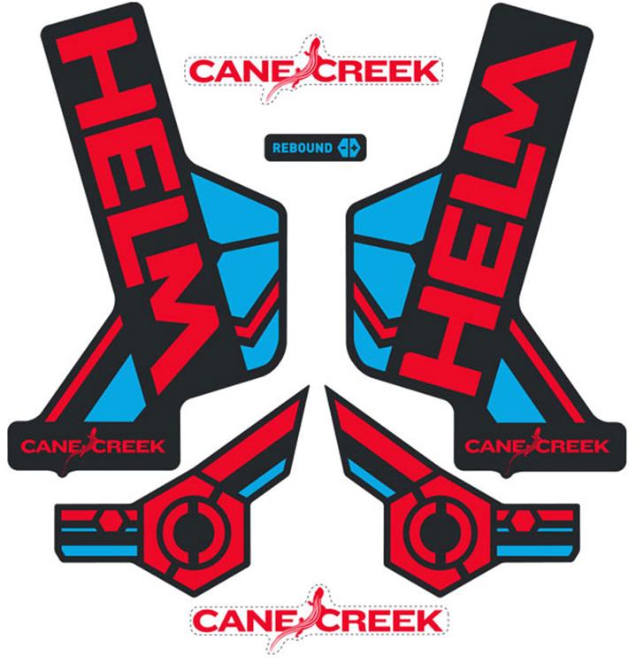 HELM Sticker Kit - Red/Blue