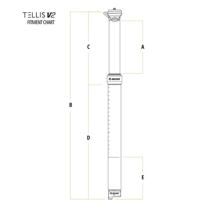 SDG - TELLIS V2 DROPPER SEATPOST - 34.9MM