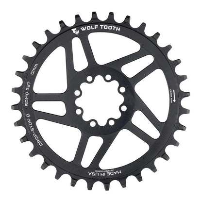 SRAM DM MTB 8-BOLT DROP-STOP B CHAINRING - 0MM OFFSET