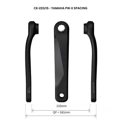 FSA - ISIS SPLINE E-BIKE CRANKS - CK-220/IS - BOSCH G4 / YAMAHA PWX / BROSE MAG