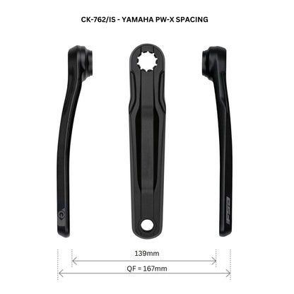 FSA - ISIS SPLINE E-BIKE CRANKS - CK-762/IS - BOSCH G4 / YAMAHA PWX