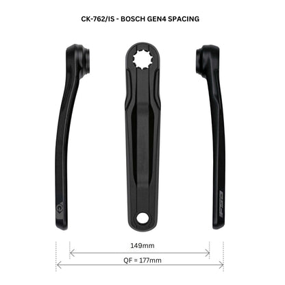 FSA - ISIS SPLINE E-BIKE CRANKS - CK-762/IS - BOSCH G4 / YAMAHA PWX