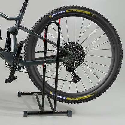 Acerbis Kaalet Cycle Stand for MTB & E-Bikes - rear wheel lifted