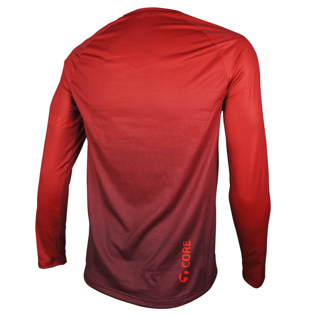 Tineli Core Long Sleeve Running Shirt Red - unisex