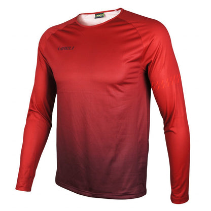 Tineli Core Long Sleeve Running Shirt Red - unisex