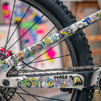 DYEDBRO MTB FRAME PROTECTION - ARTIST SERIES - KIKO CLJ