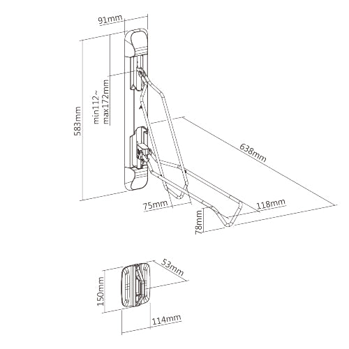 BIKE RAKZ EZI FOLD Medium 2.1" - 2.8"