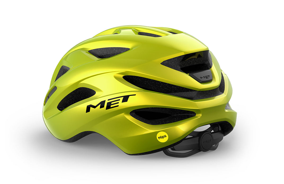 Met Idolo Mips Lime Yellow Metallic 3