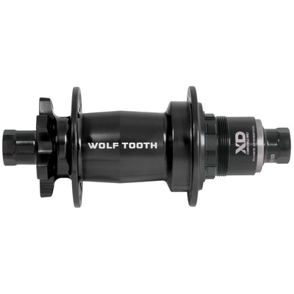 WOLF TOOTH - MOUNTAIN BIKE HUBS - 6-BOLT - J-BEND - BLACK