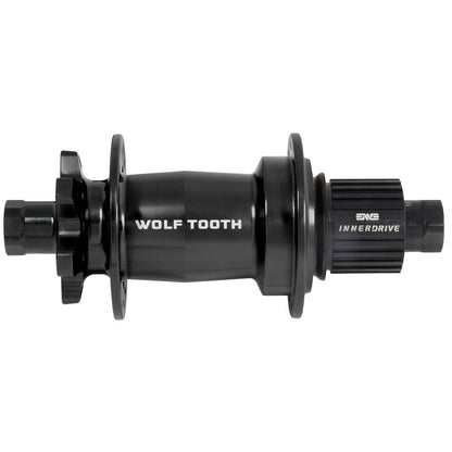 WOLF TOOTH - MOUNTAIN BIKE HUBS - 6-BOLT - J-BEND - BLACK