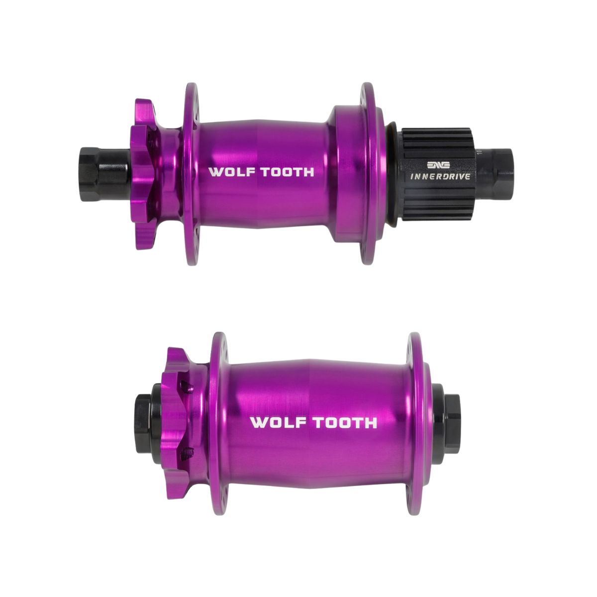 WOLF TOOTH - MOUNTAIN BIKE HUBS - 6-BOLT - J-BEND - UV PURPLE