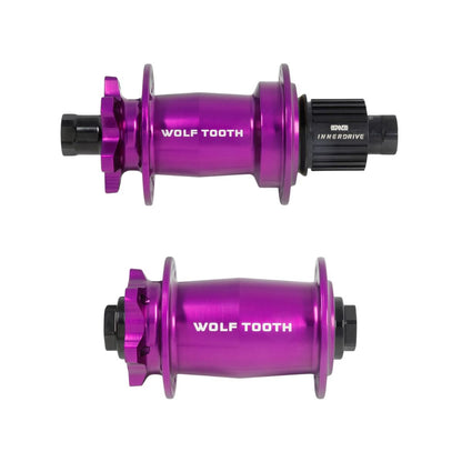 WOLF TOOTH - MOUNTAIN BIKE HUBS - 6-BOLT - J-BEND - UV PURPLE
