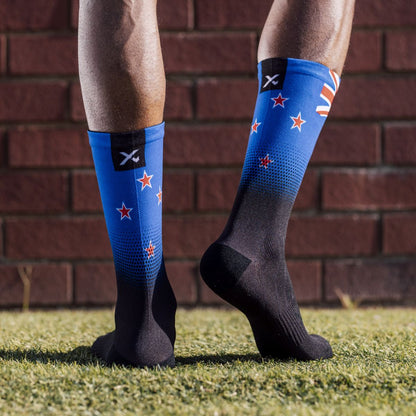 SOX FOOTWEAR - NEW ZEALAND BLACK CREW SOCKS