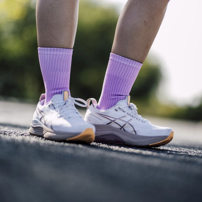 SOX FOOTWEAR - SLIGHT LILAC CREW SOCKS