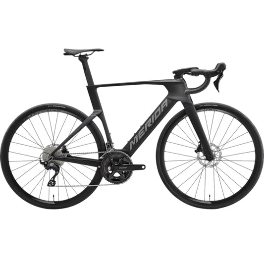 Merida Reacto 4000 2027 Road Bike - Silk Black Side View