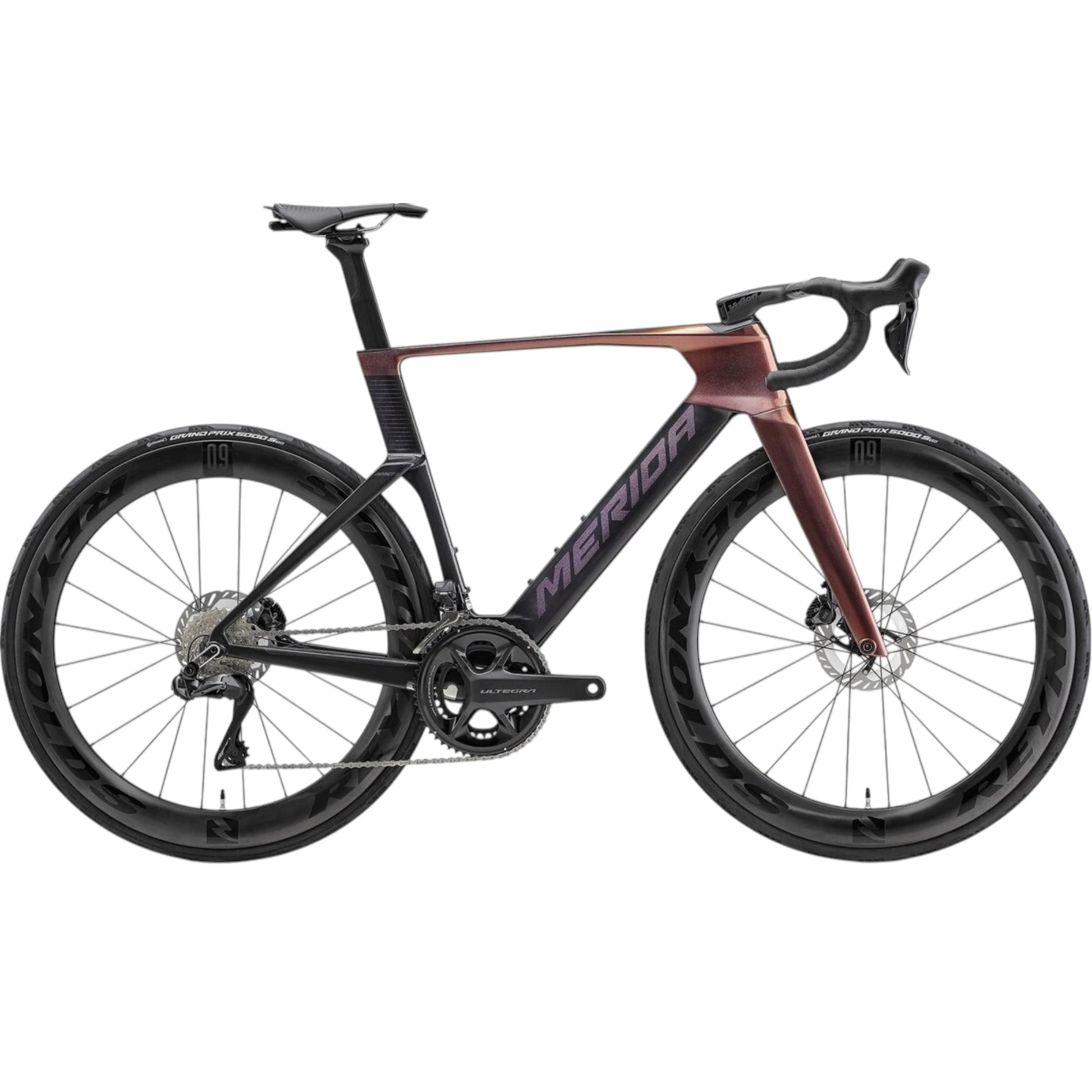 Merida Reacto 8000 2027 Road Bike - Rainbow Purple