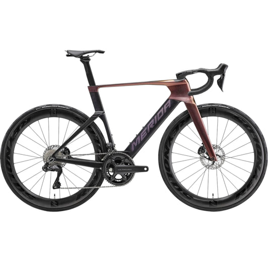 Merida Reacto 8000 2027 Road Bike - Rainbow Purple