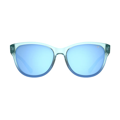 Tifosi Stella Sunglasses Blue Haze with Sky Blue Mirror Lens
