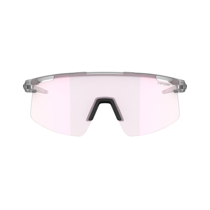 Tifosi Moab Lite Sunglasses Satin Clear with Clarion Pink Fototec Lens
