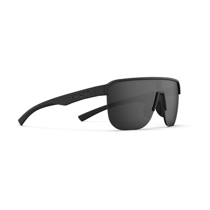 Tifosi Sanctum SL Sunglasses Blackout with Smoke no Mirror Lens
