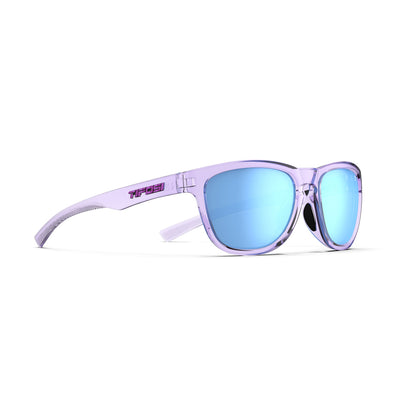 Tifosi Swank S Sunglasses Crystal Purple with Sky Blue Mirror Lens
